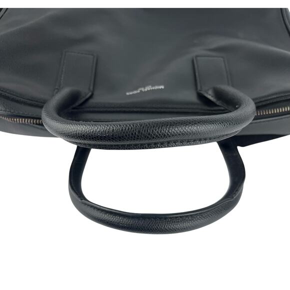 Michael Kors Compact Black Leather Briefcase Bag with Strap - Picture 6 of 8